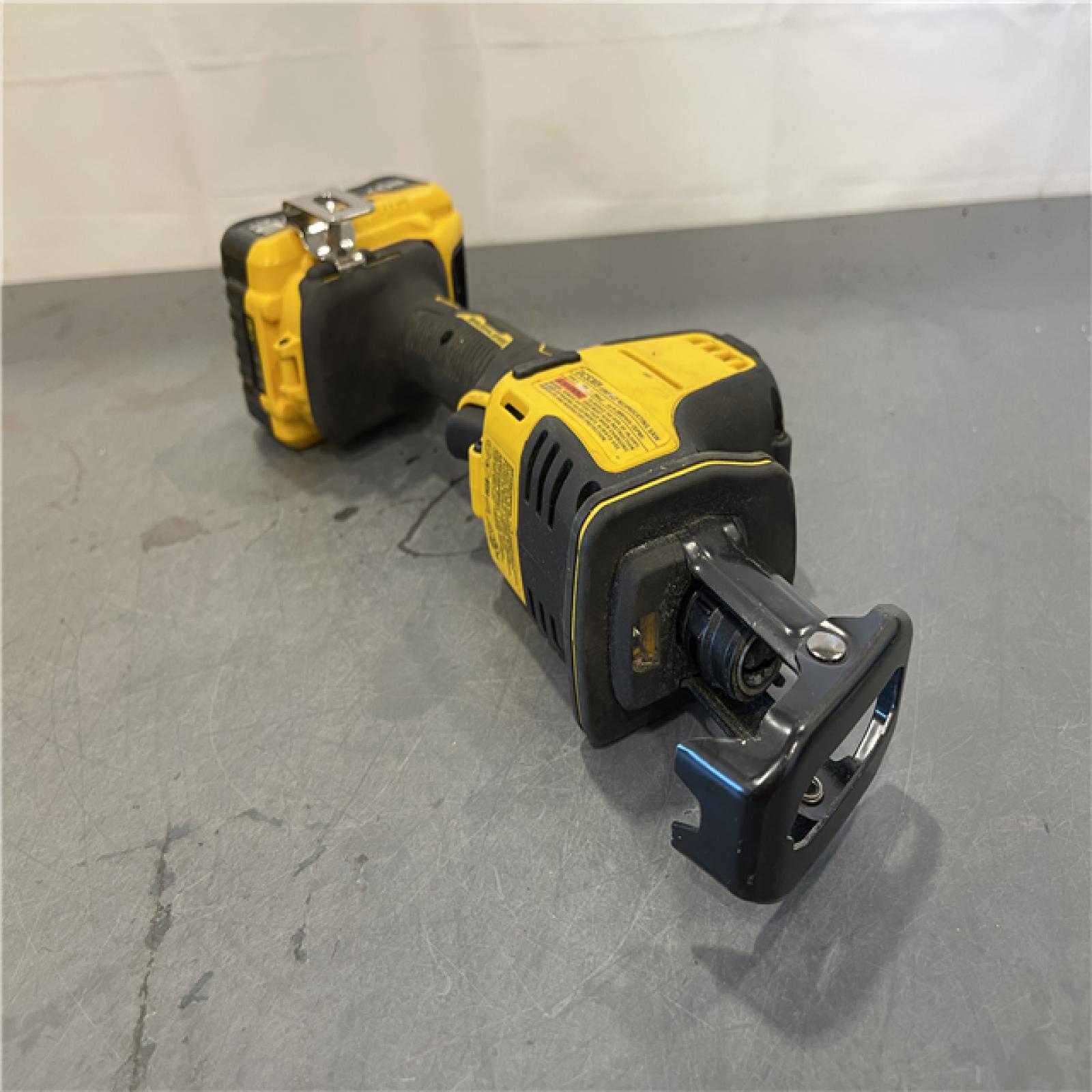AS-IS - DeWalt ATOMIC 20-Volt MAX Lithium-Ion Cordless Brushless Compact Reciprocating Saw with Premium Lithium-Ion 6.0 Ah Battery Pack