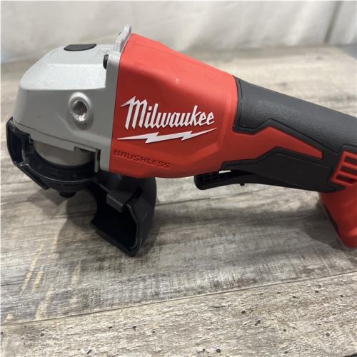 AS-IS Milwaukee 18V Lithium-Ion Brushless Cordless 4-1/2 in./5 in. Grinder w/Paddle Switch (Tool-Only)