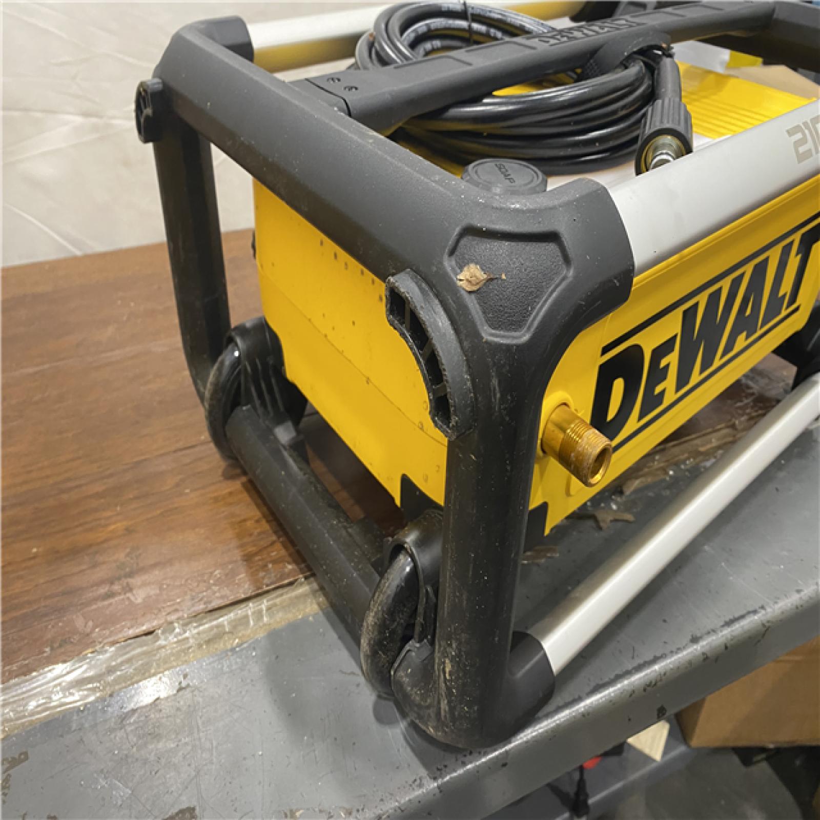 AS-IS DEWALT Electric Pressure Washer  2100 PSI  Jobsite Power Washer DWPW2100
