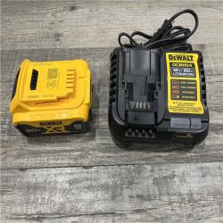 AS-IS DEWALT 20V MAX Lithium-Ion 5.0 Ah Battery and Charger