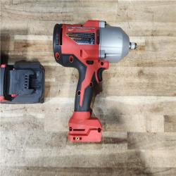 HOUSTON LOCATION - AS - IS Milwaukee M18 18-Volt Lithium-Ion Brushless 1/2 in. High Torque Impact Wrench with Friction Ring COMBO KIT