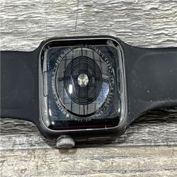 AS-IS  Apple Watch Series 4 40mm Space Gray Aluminum Case with Black Sport Band