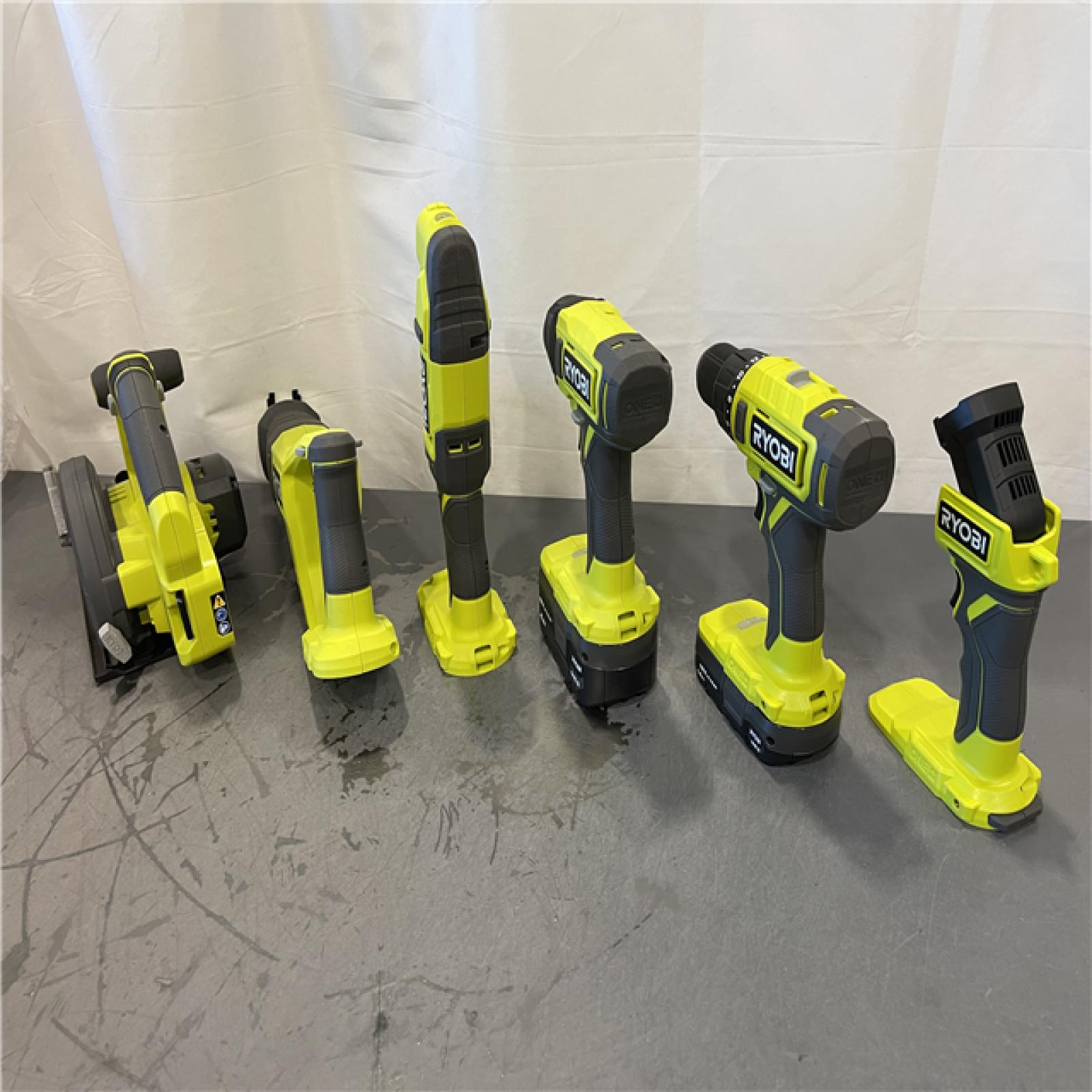 AS-IS - RYOBI ONE+ 18V Cordless 6-Tool Combo Kit