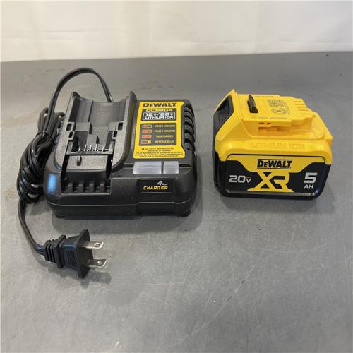 AS-IS - DEWALT 20-Volt Maximum XR 5.0 Ah Battery Pack and Charger