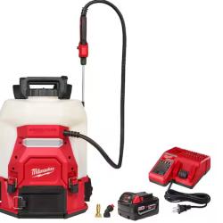 DALLAS LOCATION- NEW!- Milwaukee M18 18V 4 Gal. Cordless Backpack Pesticide Sprayer Kit