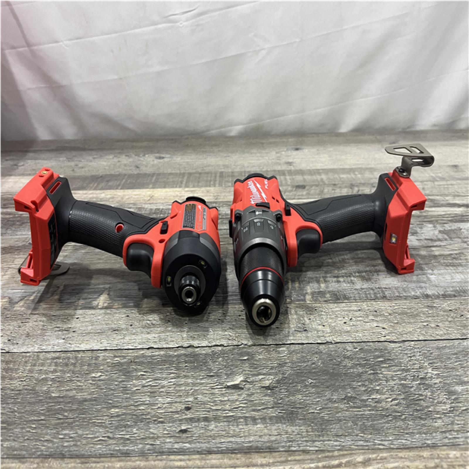 AS-IS Milwaukee FUEL 18V Lithium-Ion Brushless Cordless Hammer Drill and Impact Driver Combo Kit