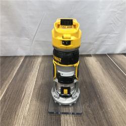 AS-IS DEWALT 20V MAX XR Cordless Brushless Fixed Base Compact Router (Tool Only)