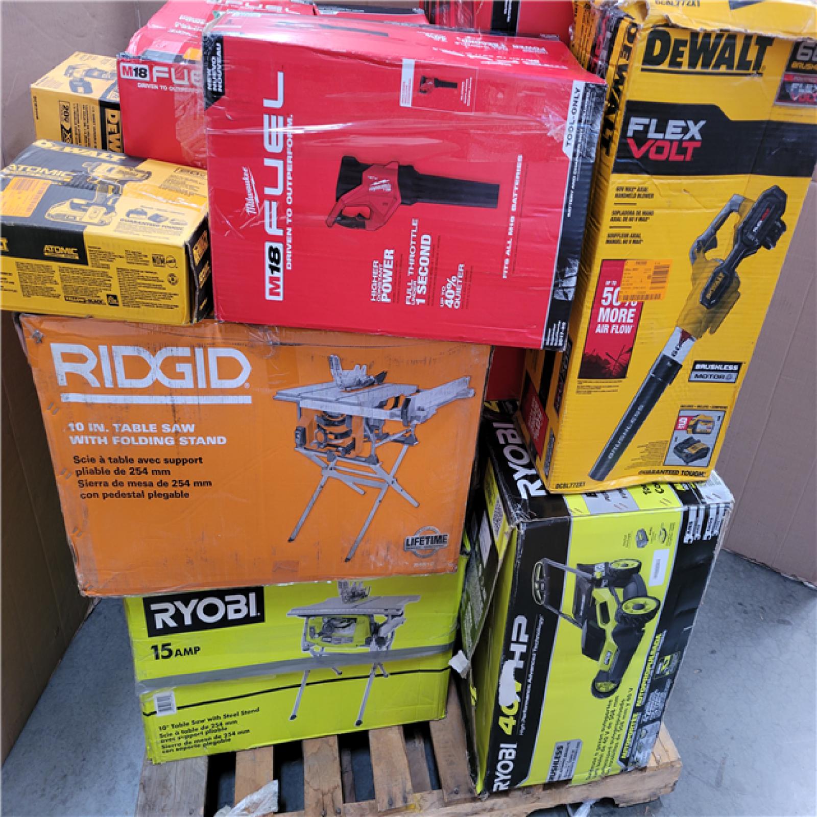 CALIFORNIA AS-IS TOOL PALLET