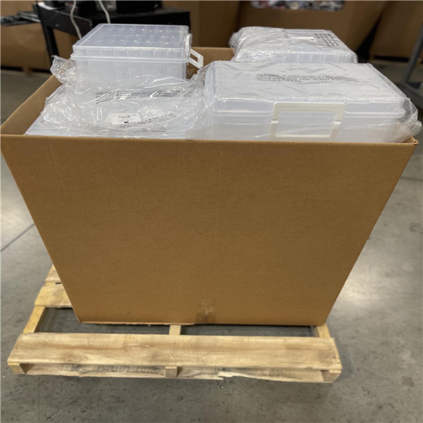 DALLAS LOCATION - STORAGE CASES PALLET -(31 PACKS OF 17 CONTAINERS EACH)