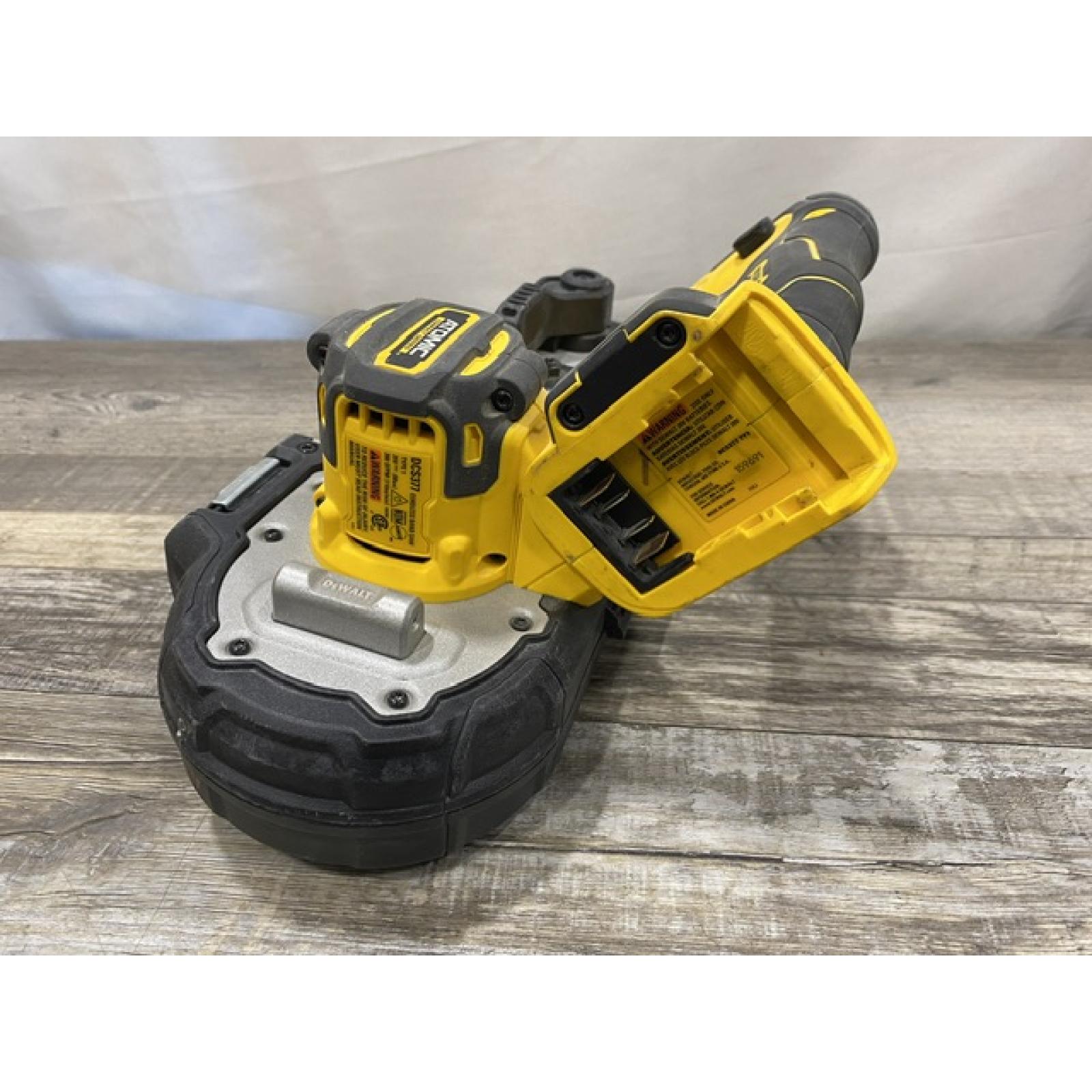 AS-IS DEWALT ATOMIC 20V MAX Cordless Brushless Compact 1-3/4 in. Bandsaw (Tool Only)