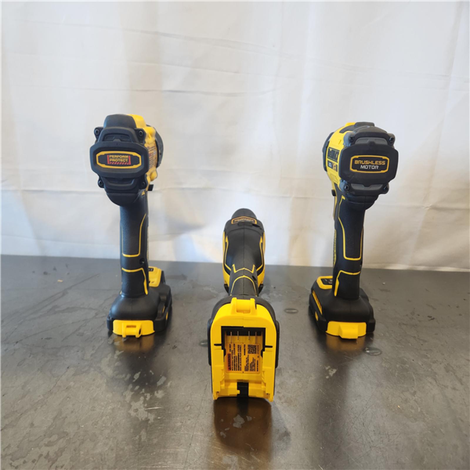 AS-IS- DEWALT 20V MAX Lithium-Ion Cordless 3-Tool Combo Kit