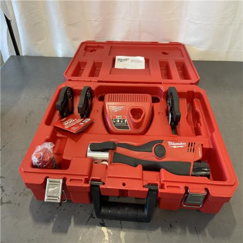 AS-IS - MILWAUKEE 12-Volt Lithium-Ion Force Logic Cordless Press Tool Kit