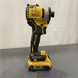 AS-IS - DeWALT ATOMIC 20V Max Lithium-Ion Brushless Cordless Compact 1/4 in. Impact Driver Kit