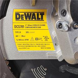 HOUSTON LOCATION - AS-IS DEWALT 60V Lithium-Ion 12 in. Cordless Sliding Miter Saw (Tool Only)