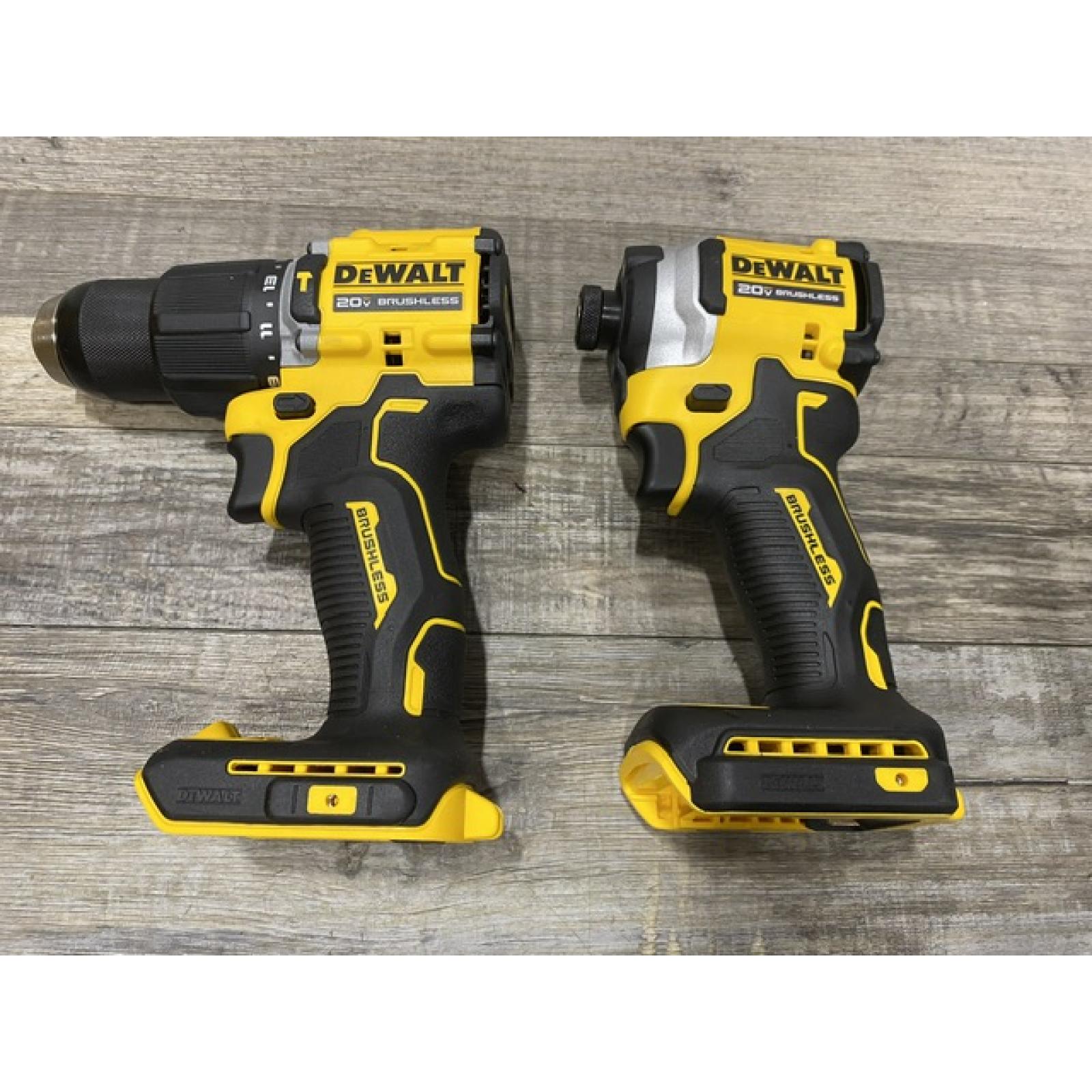 AS-IS DEWALT ATOMIC 20V MAX Lithium-Ion Cordless 2-Tool Combo Kit