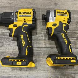 AS-IS DEWALT ATOMIC 20V MAX Lithium-Ion Cordless 2-Tool Combo Kit
