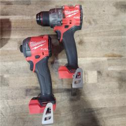 HOUSTON LOCATION - AS-IS MILWAUKEE FUEL 18V Lithium-Ion Brushless Cordless Hammer Drill and Impact Driver Combo Kit