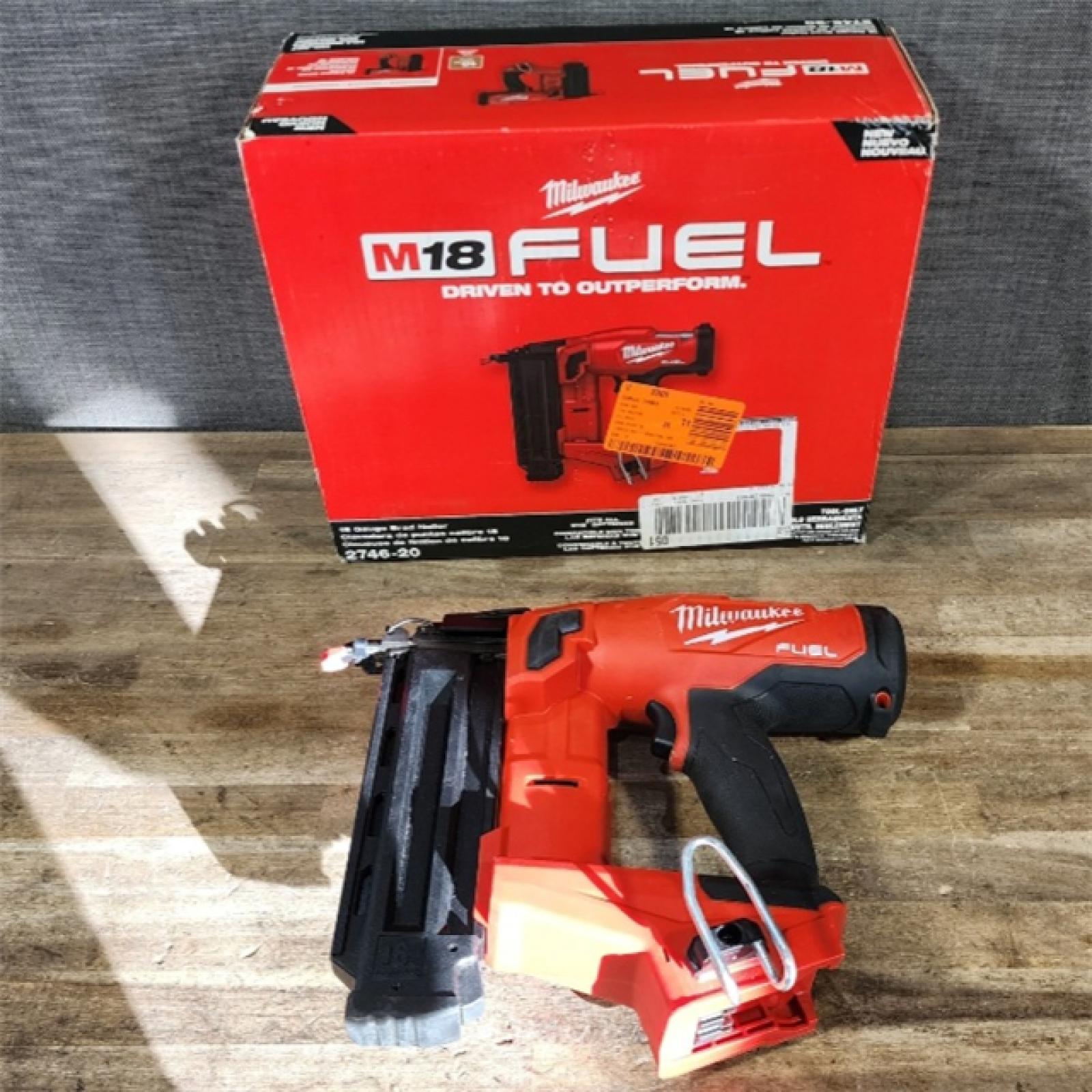 HOUSTON LOCATION - AS-IS Milwaukee M18 Fuel 18V Brushless 18-Gauge Brad Nailer 2746-20 (Bare Tool)