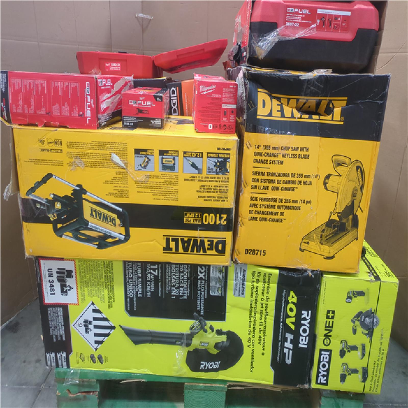 CALIFORNIA AS-IS TOOL PALLET