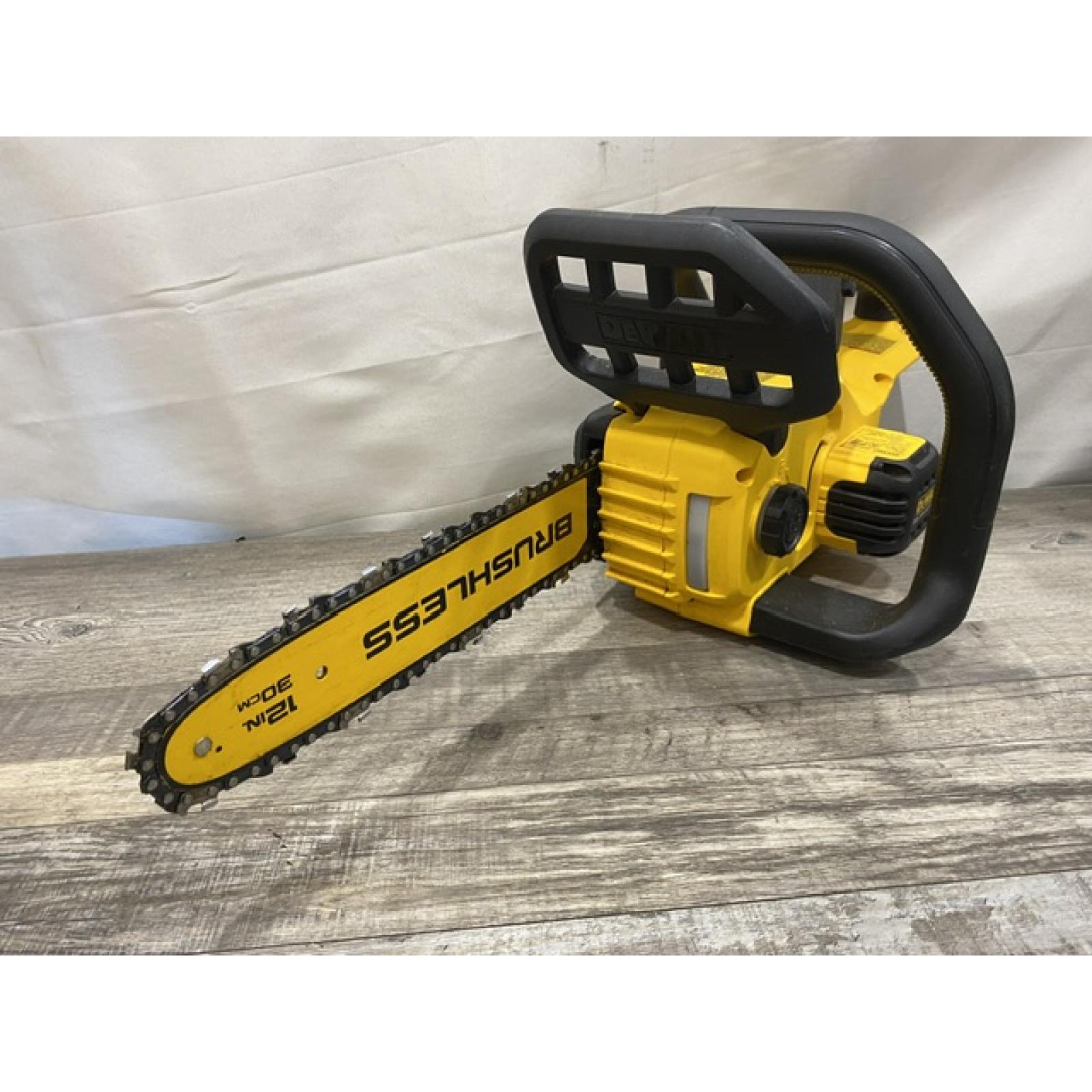 AS-IS DEWALT 20V MAX 12 in. Cordless Battery Powered Chainsaw (Tool Only)