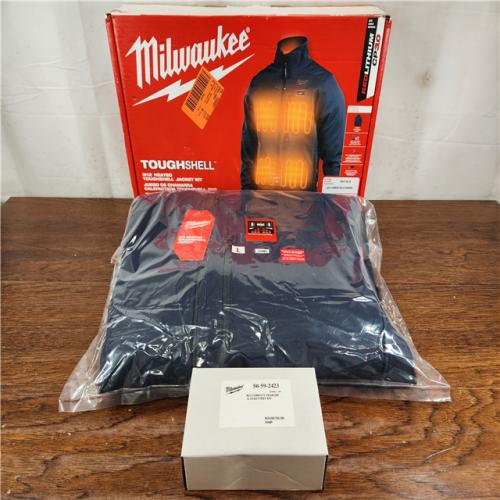 NEW! Milwaukee M18 Cordless TOUGHSHELL Navy Blue Heated Jacket Kit (Large)