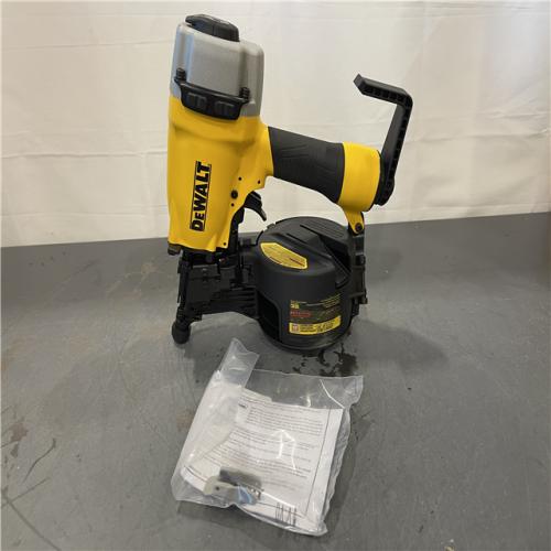 AS-IS- DEWALT Pneumatic 15-Degree Coil Corded Siding Nailer