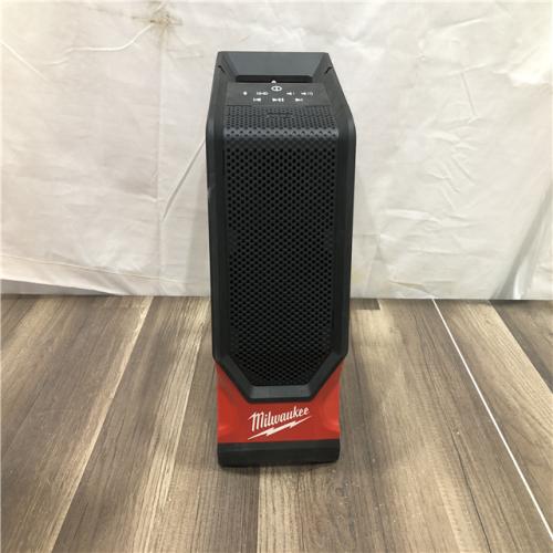 AS-IS Milwaukee 18V Lithium-Ion Cordless Wireless Bluetooth Jobsite Speaker (Tool-Only)