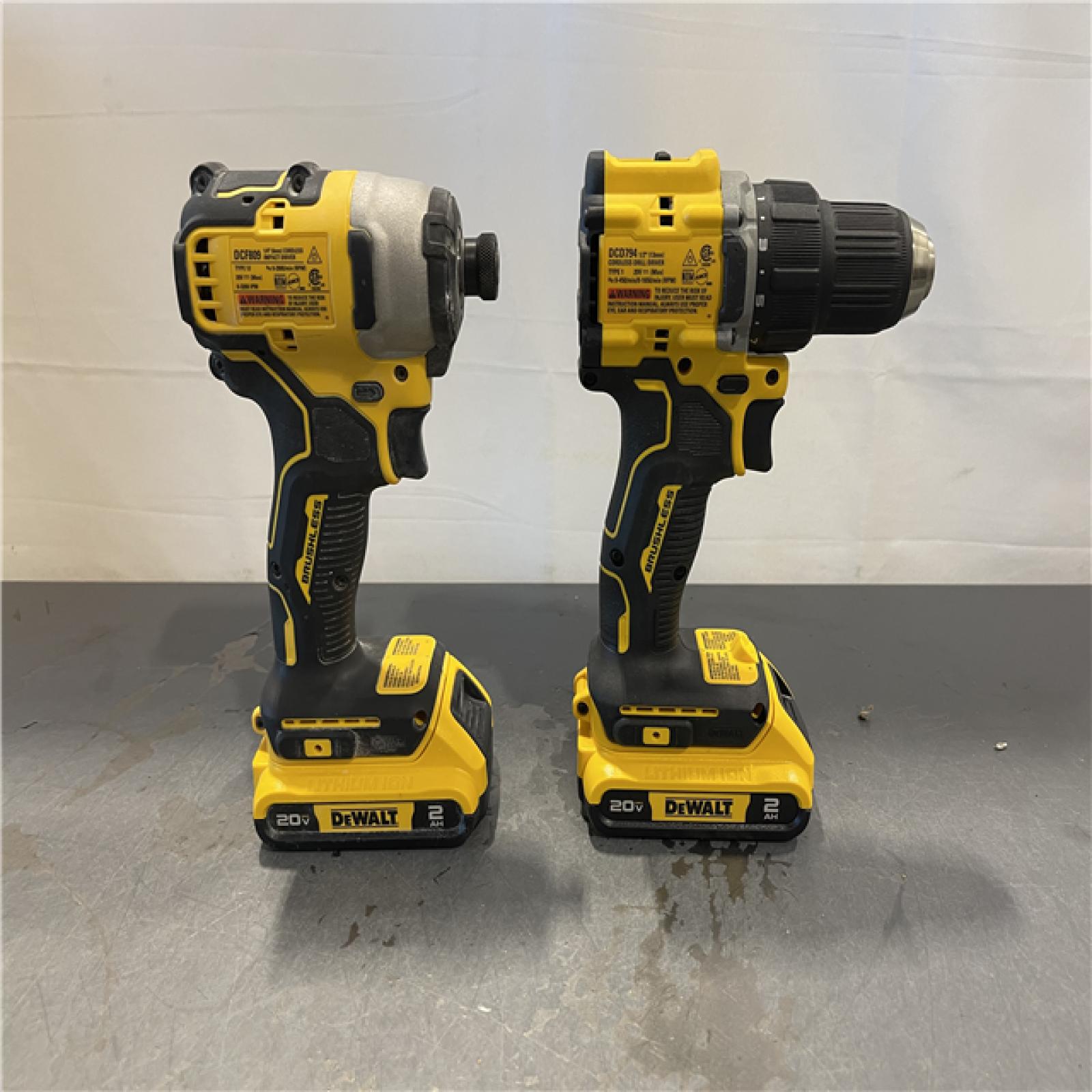 AS-IS - Dewalt ATOMIC 20-Volt MAX Lithium-Ion Cordless Combo Kit