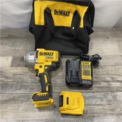 AS-IS DEWALT 20V MAX Lithium-Ion Cordless 1/2 in. Impact Wrench Kit
