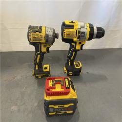 AS-IS - DEWALT 20V MAX Cordless Brushless Hammer Drill/Driver 2 Tool Combo Kit