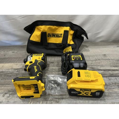 AS-IS DEWALT ATOMIC 20V MAX Lithium-Ion Cordless 1/4 in. Brushless Impact Driver Kit