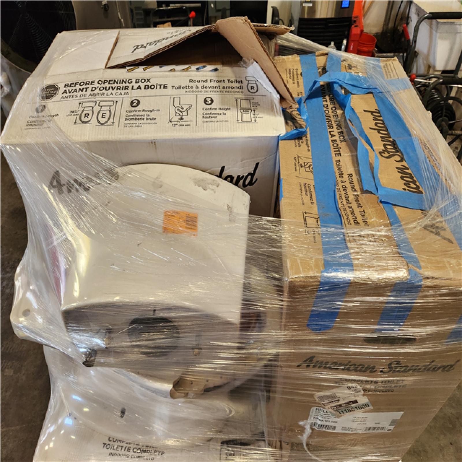 Phoenix Location AS-IS Mixed American Standard Toilet Pallet (6-Total)