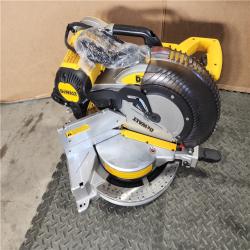 HOUSTON LOCATION - AS-IS DEWALT 12 in. 15 Amp Compound Double Bevel Miter Saw