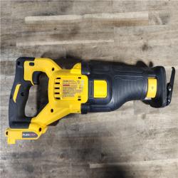 HOUSTON LOCATION - AS-IS FLEXVOLT 60V MAX Cordless Brushless Reciprocating Saw with (1) FLEXVOLT 9.0Ah Battery