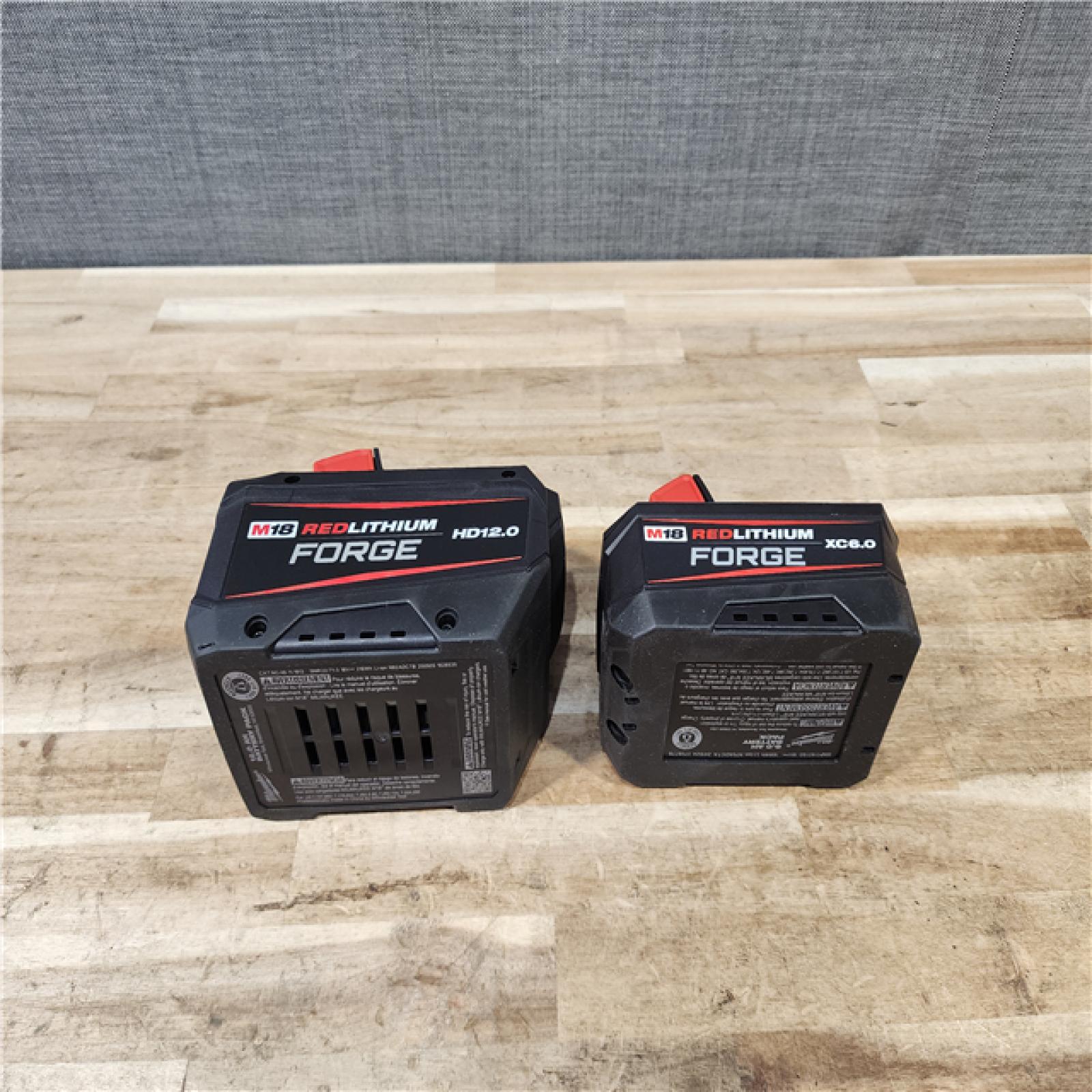 HOUSTON LOCATION - AS-IS MILWAUKEE FORGE BATTERY PACK QTY - 2