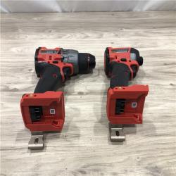 AS-IS Milwaukee FUEL 18V Lithium-Ion  Cordless Hammer Drill and Impact Driver Combo Kit