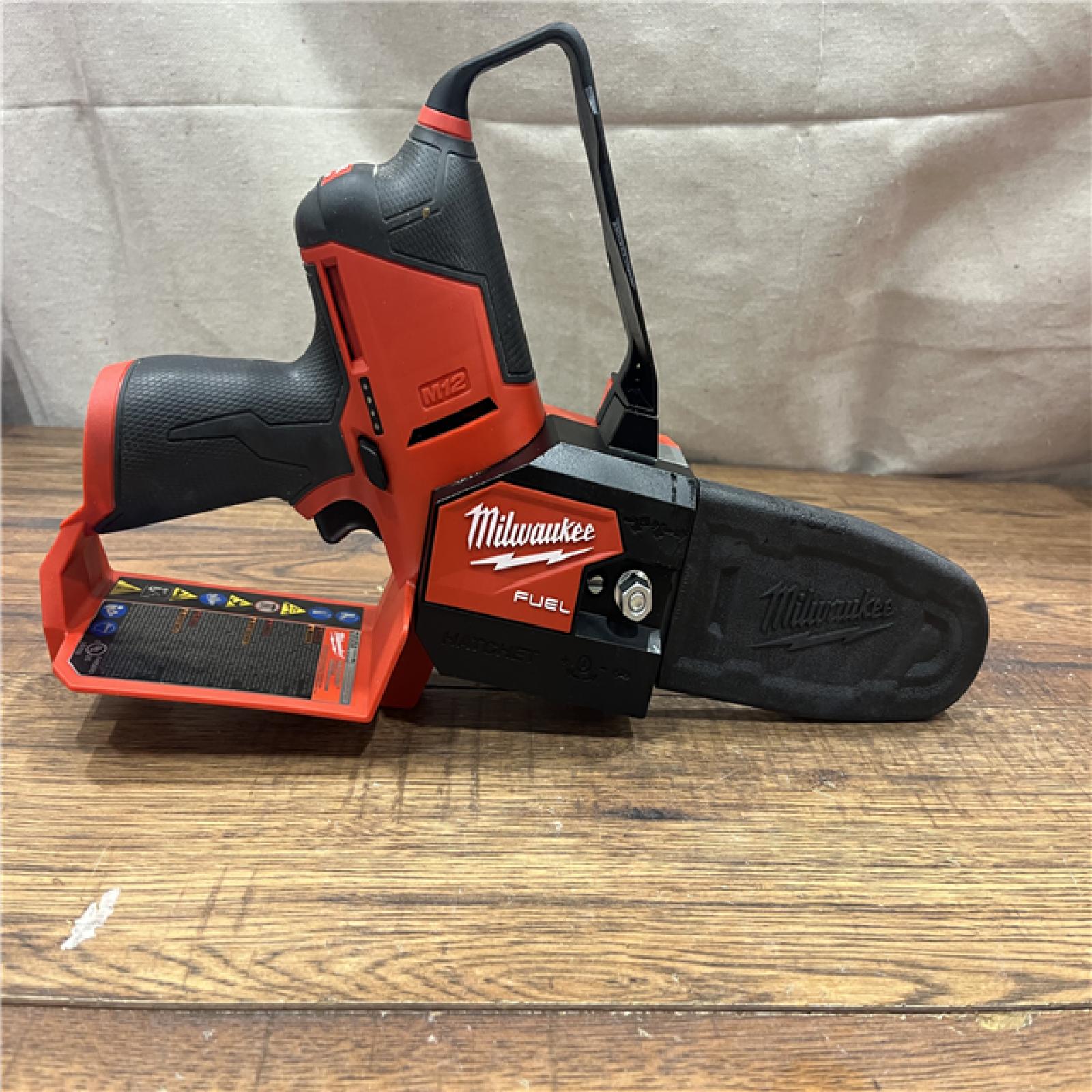 AS-IS Milwaukee M12 FUEL 6 in. 12V Lithium-Ion Brushless Electric Cordless Battery Pruning Saw HATCHET (Tool-Only)