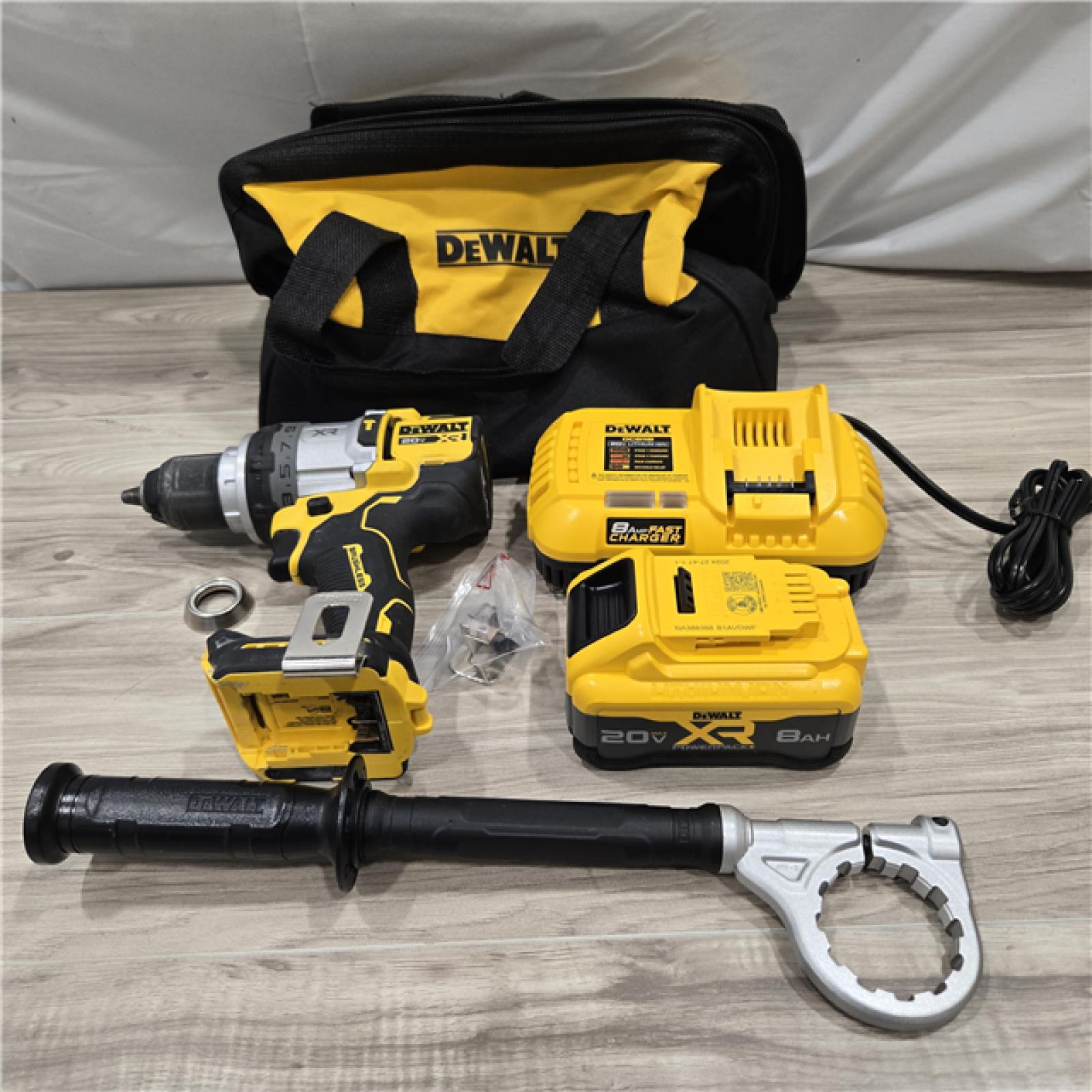 AS-IS DEWALT 20V XR Lithium-Ion Cordless Hammer Drill Kit