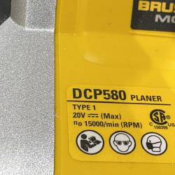 AS-IS DEWALT 20V MAX XR Cordless Brushless 3-1/4 in. Planer (Tool Only)