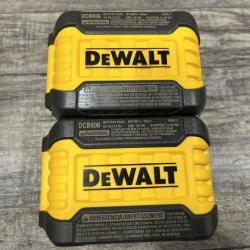 AS-IS DEWALT FLEXVOLT 20V/60V MAX Lithium-Ion 6.0Ah Battery Pack (2 Pack)