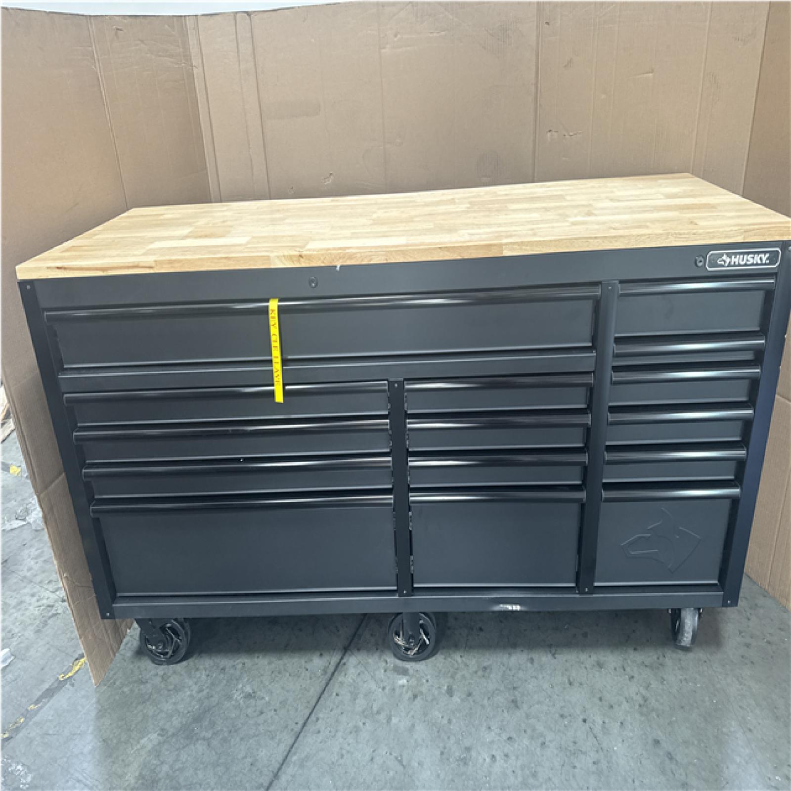 CALIFORNIA AS IS HUSKY WORKBENCH 15 DRAWER