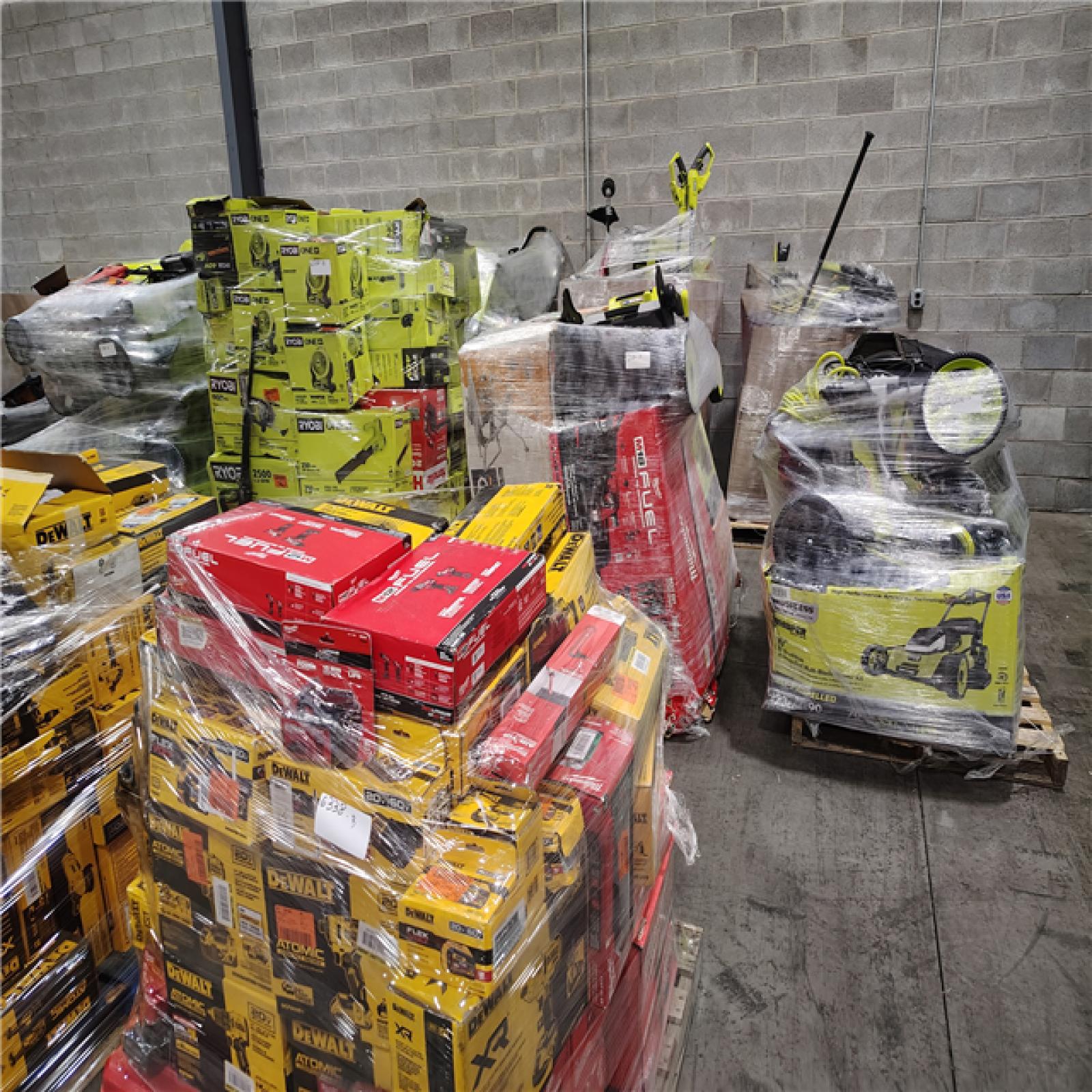 Pittston Location As-Is Power Tools Partial Truckload (10 Pallets) 6338-B