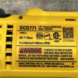 AS-IS DEWALT 20V MAX Cordless 1/2 in. Drill/Driver Kit