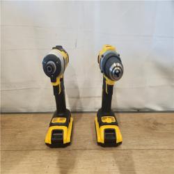 AS-IS- DEWALT ATOMIC 20-Volt MAX Lithium-Ion Cordless Combo (2-Tool) Kit