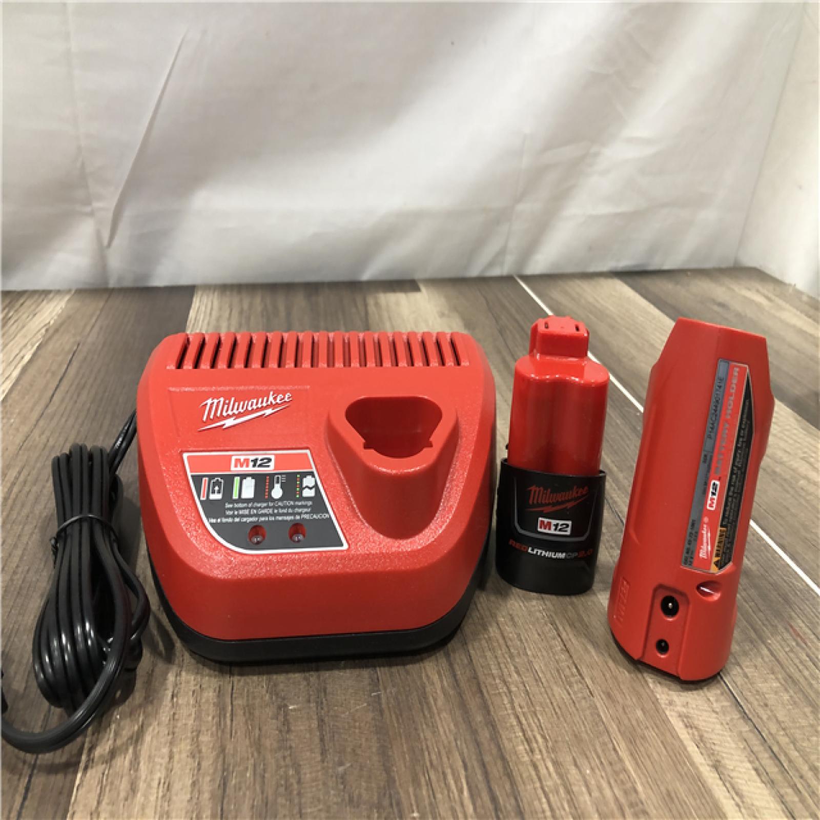 AS-IS Milwaukee Men's X-Large 12-Volt Lithium-Ion Cordless Gray Heated Jacket Hoodie Kit