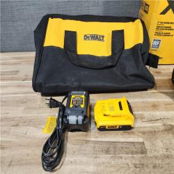 HOUSTON LOCATION - AS-IS DEWALT 20V MAX Lithium-Ion 15-Degree Electric Cordless Roofing Nailer Kit