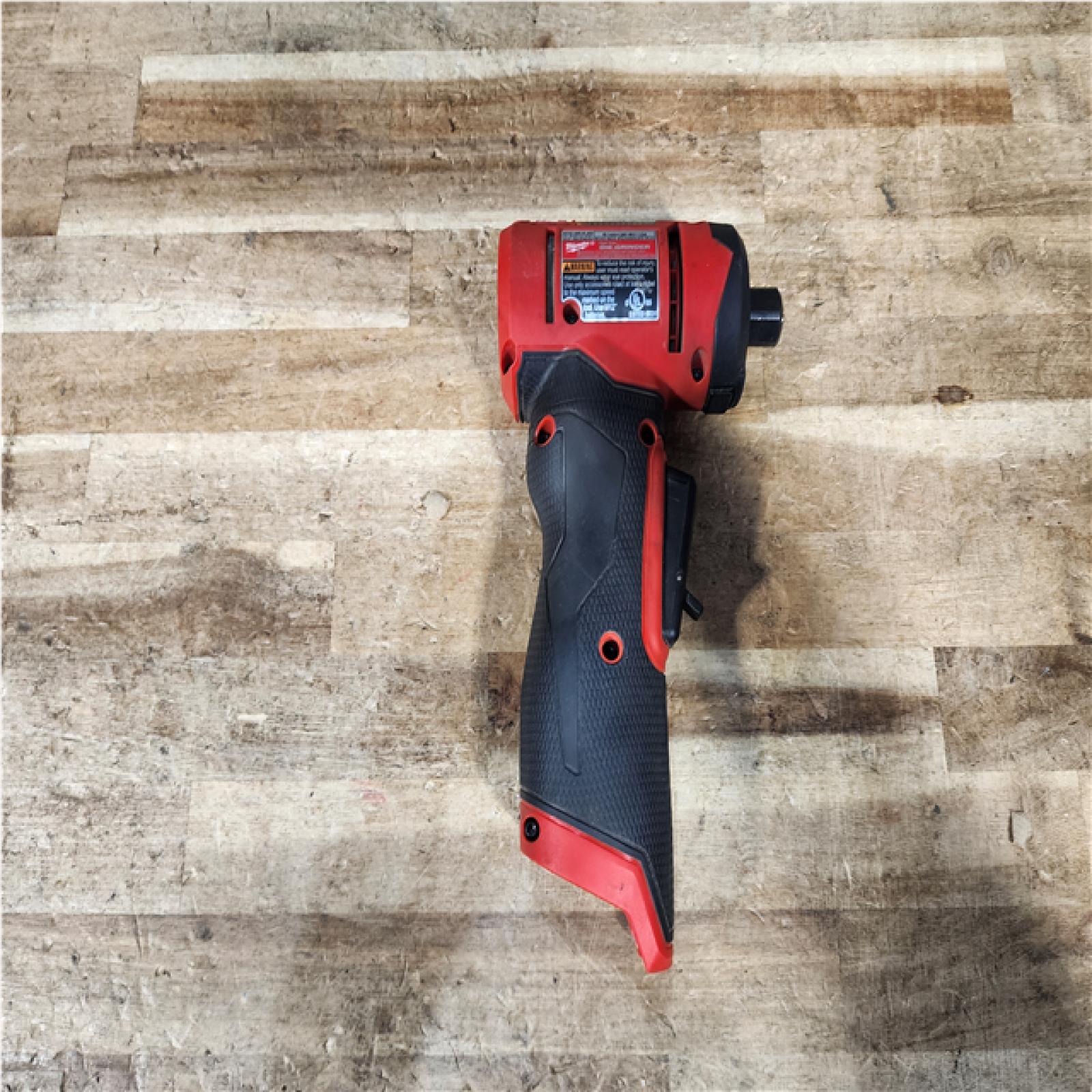 Houston Location AS-IS  Milwaukee FUEL 12V Lithium-Ion Brushless Cordless 1/4 in. Right Angle Die Grinder (Tool-Only)