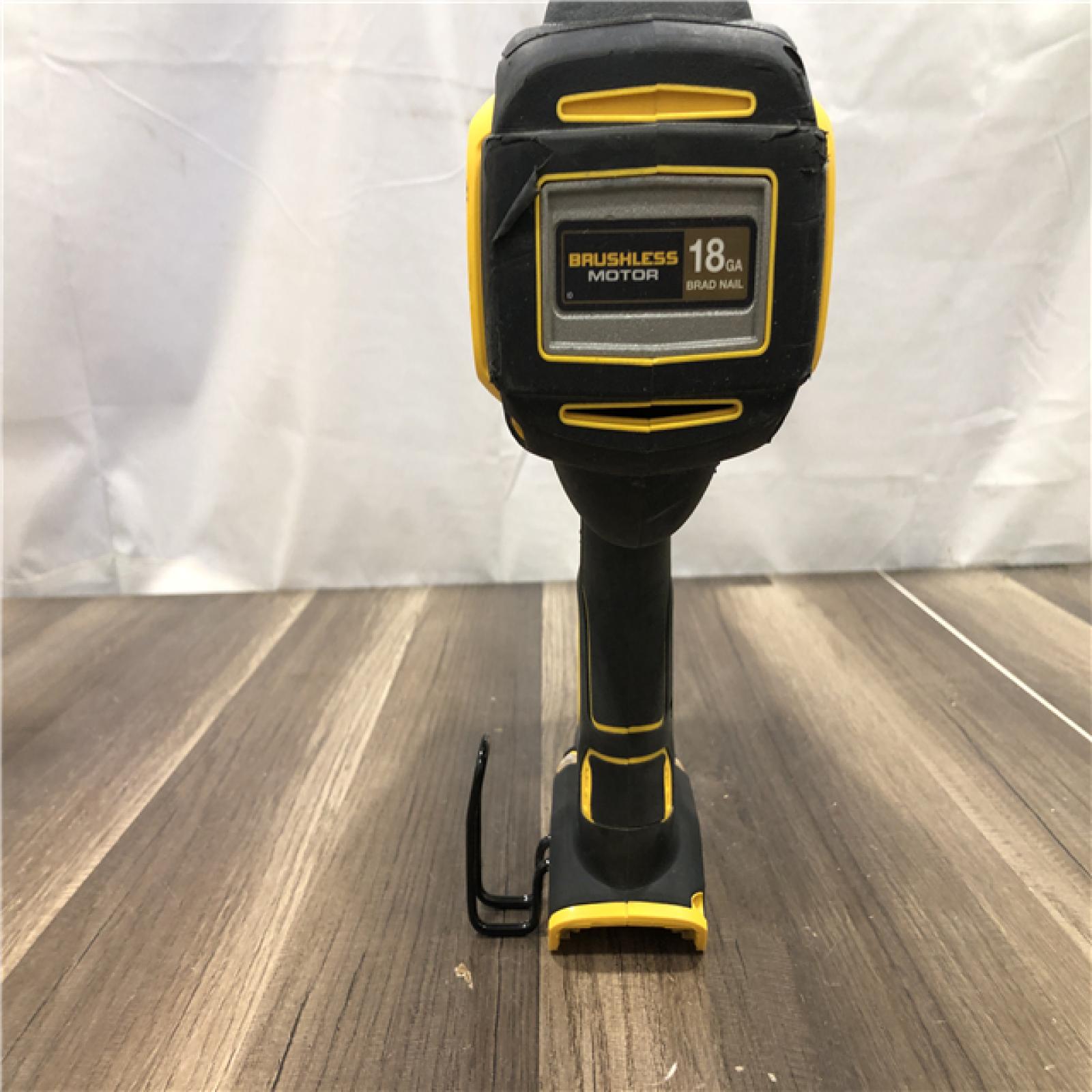 AS-IS DEWALT 20V MAX XR Lithium-Ion Electric Cordless 18-Gauge Brad Nailer (Tool Only)