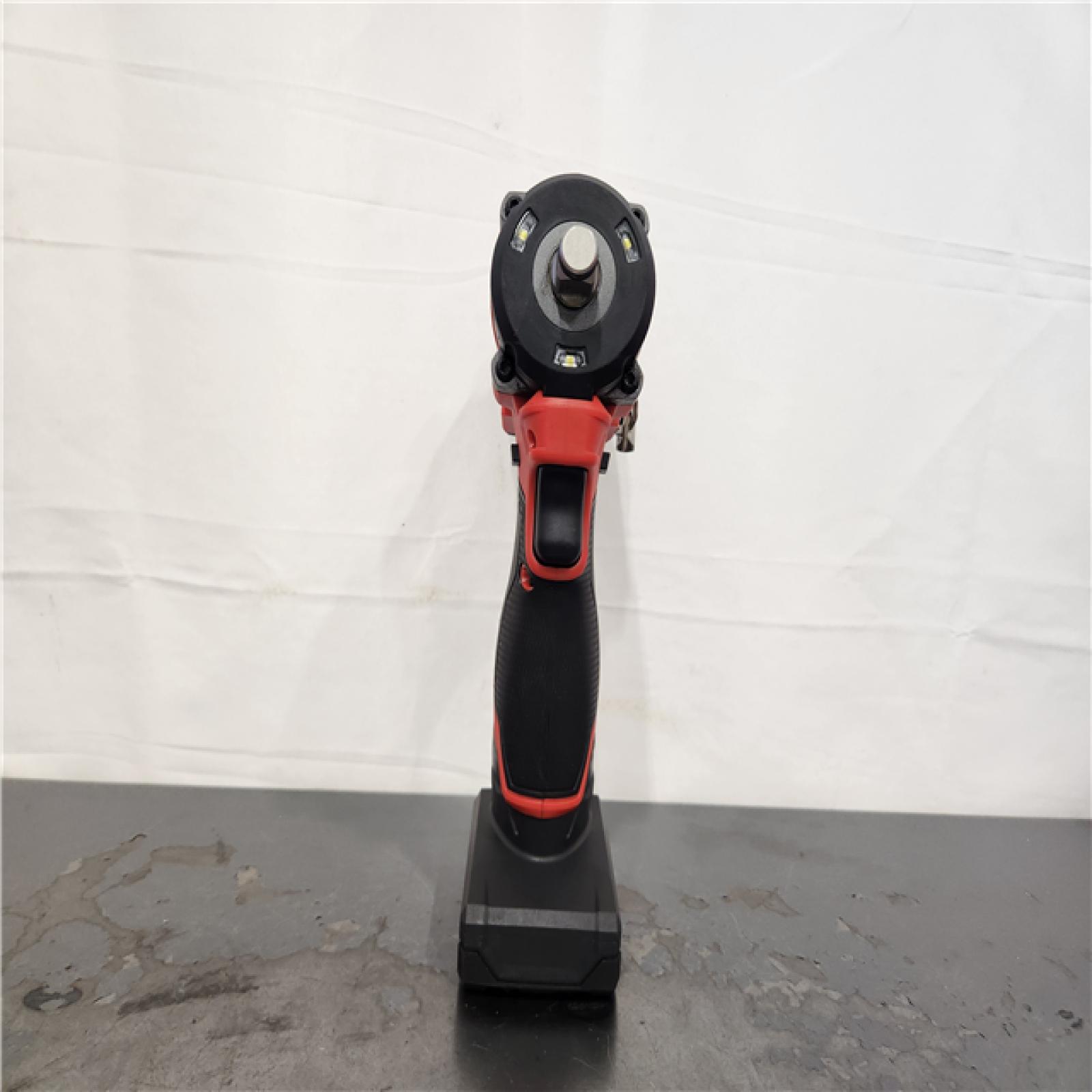 AS-IS- Milwaukee FUEL 12V Li-Ion Brushless Cordless Stubby 1/2 in. Impact Wrench Kit