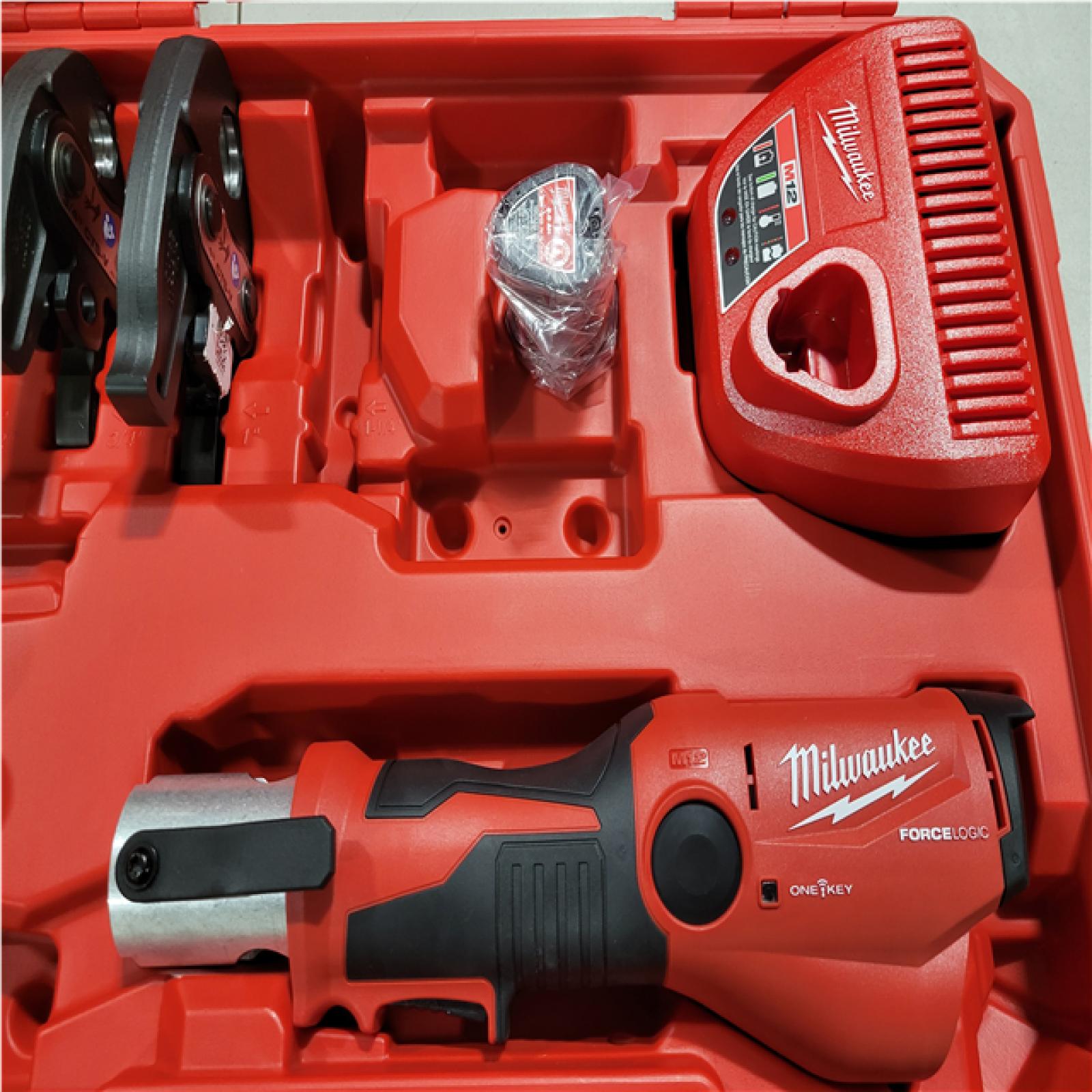 CALIFORNIA AS-IS MILWAUKEE M12 FORCE LOGIC PRESS TOOL